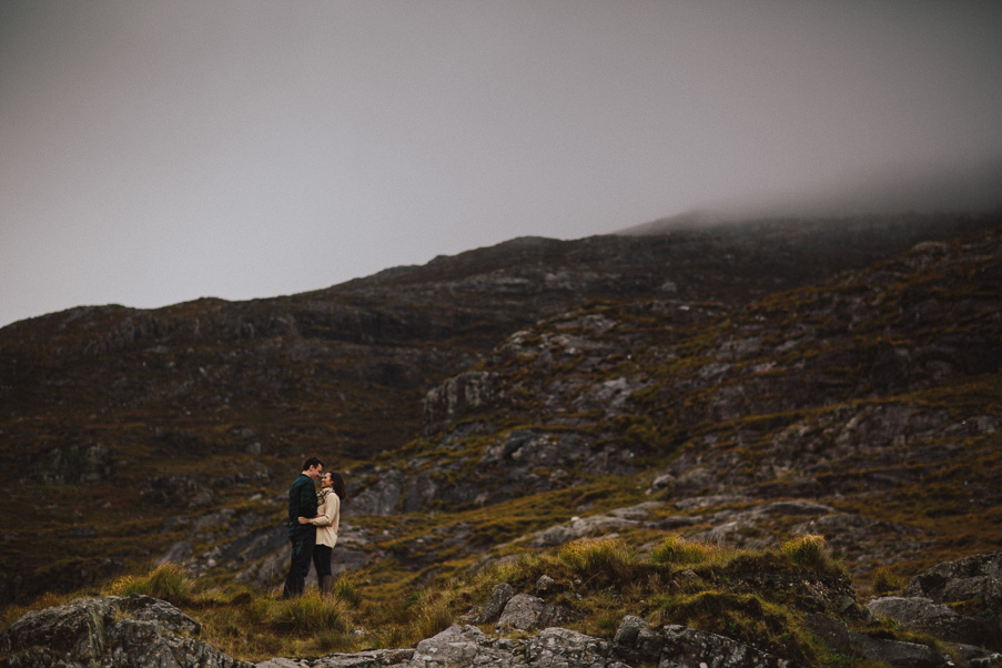 foggy shoot in the galway mountains