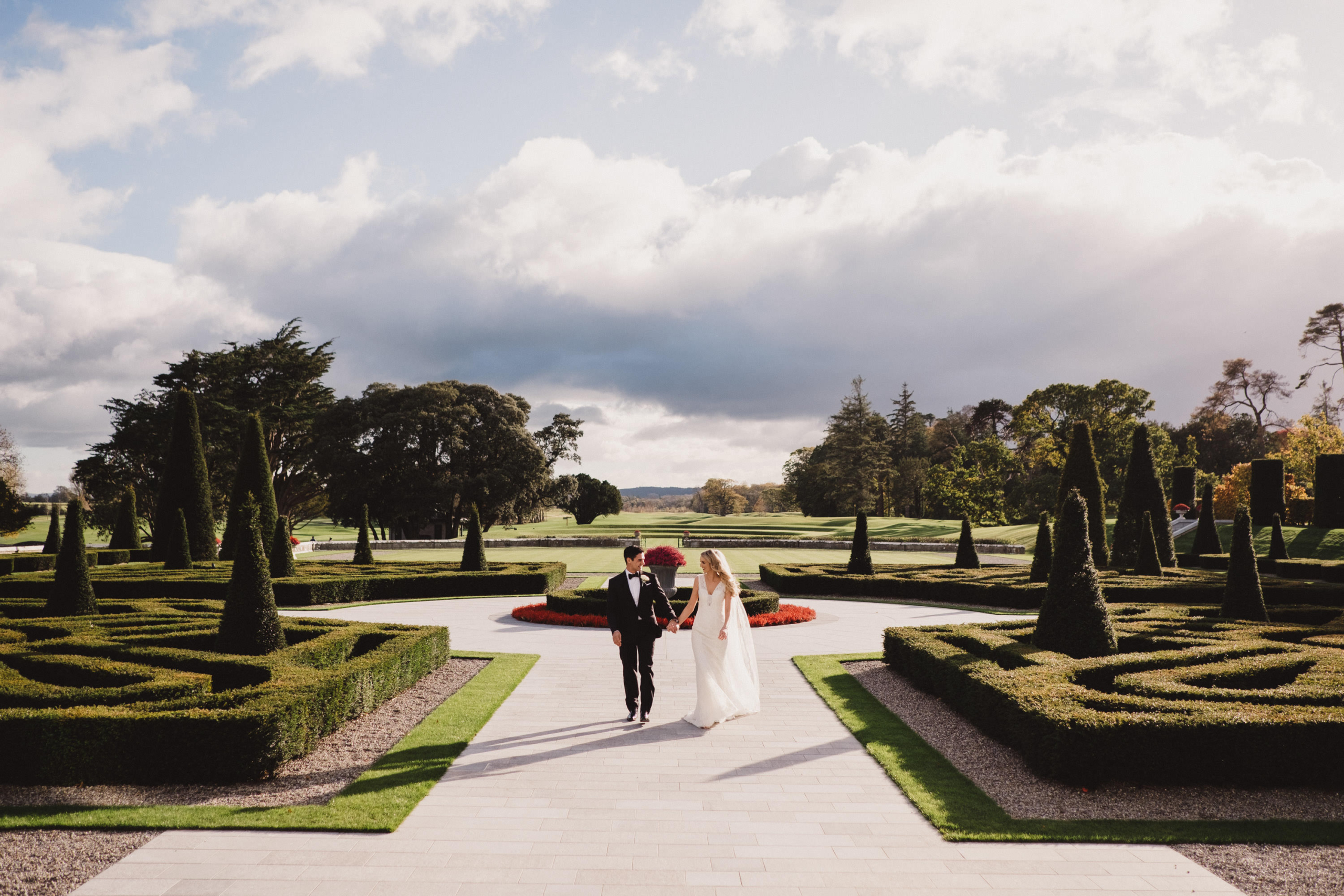 Niamh & James Adare Manor Grounds